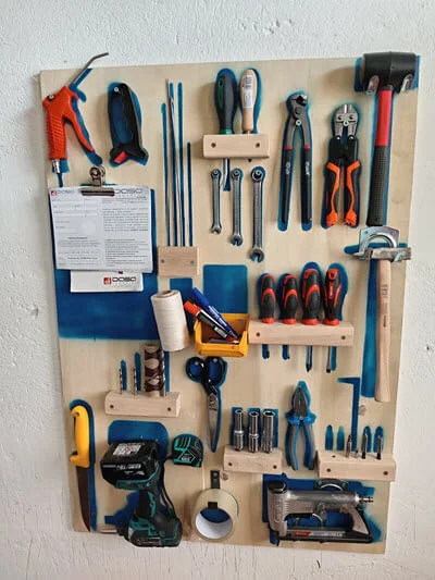 Tools board kaizen 5s